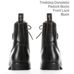 Tredstep Donatello Lace Paddock Boot - Black 6 Tredstep Donatello Lace Paddock Boot - Black -Tack Of The Day Store 517135 800 800