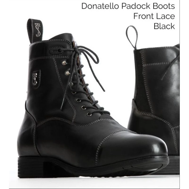 Tredstep Donatello Lace Paddock Boot - Black 4 Tredstep Donatello Lace Paddock Boot - Black - Image 4