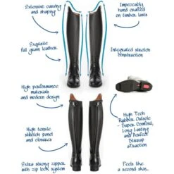 Tredstep Vasari Field Boot - Black 11 Tredstep Vasari Field Boot - Black -Tack Of The Day Store 522607 800 800