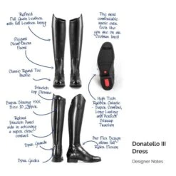 Tredstep Donatello III Field Boot - Black -Tack Of The Day Store 524641 800 800