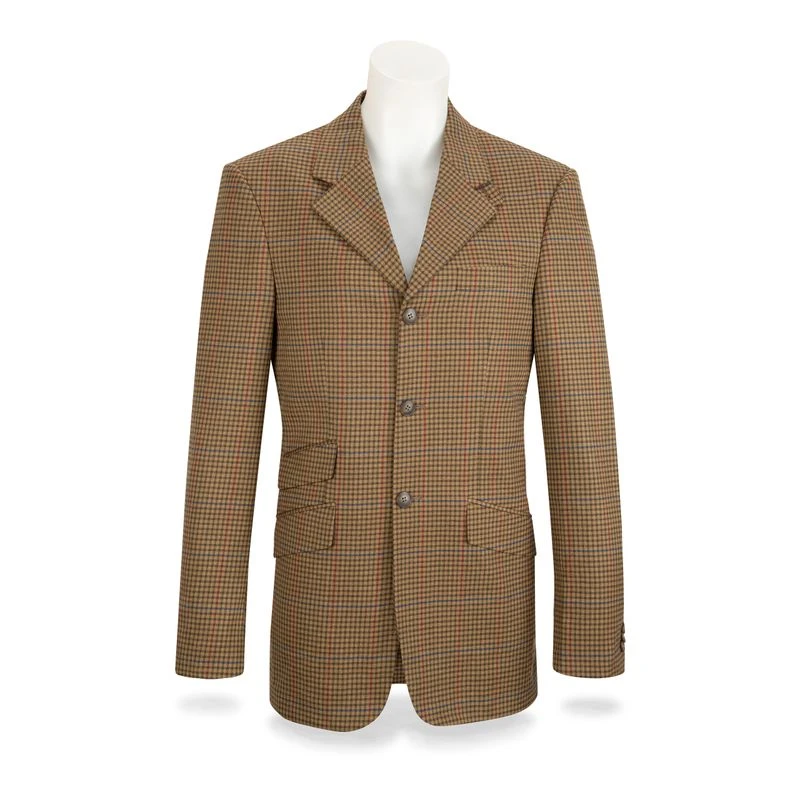 RJ Classics Men's Knight Tweed Hunt Coat - Hazelnut Plaid 1 RJ Classics Men's Knight Tweed Hunt Coat - Hazelnut Plaid