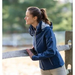 Ovation Women's Natilly Jacket - Navy Melange -Tack Of The Day Store 529429 800 800