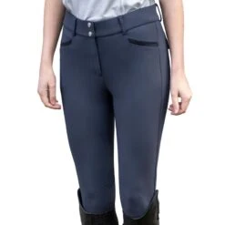 Ovation Women's Elegance Dynamic Full Seat Breeches - Indigo