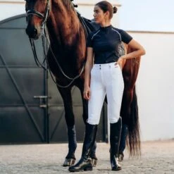 B Vertigo Women's Davina Full Seat Breeches - White -Tack Of The Day Store 530042 800 800