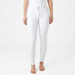 B Vertigo Women's Davina Knee Patch Breeches - White 7 B Vertigo Women's Davina Knee Patch Breeches - White -Tack Of The Day Store 530300 800 800