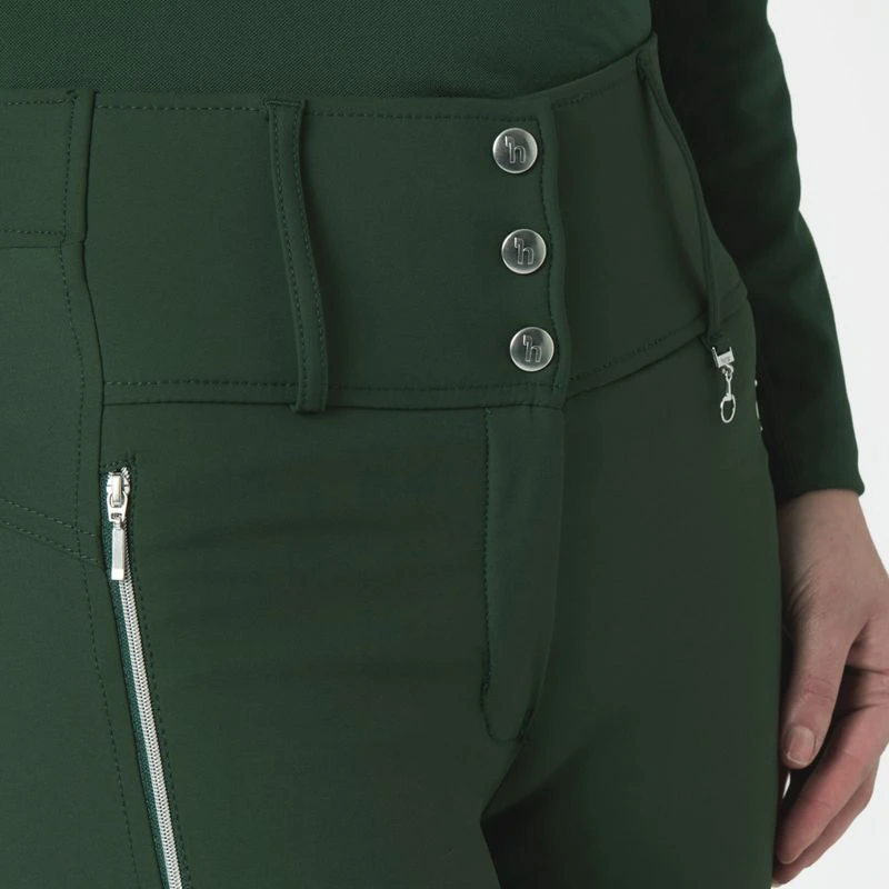 Horze Women's Andrea Slimming Full Seat Breeches - Mountain View Green 2 Horze Women's Andrea Slimming Full Seat Breeches - Mountain View Green - Image 2