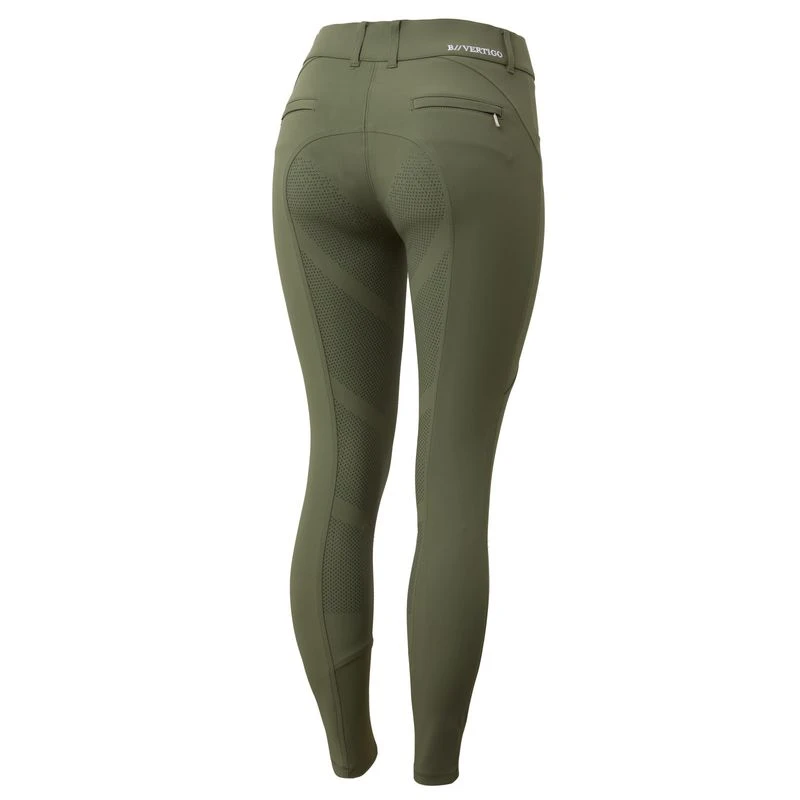 B Vertigo Women's Davina Full Seat Breeches - Wild Grass Green 1 B Vertigo Women's Davina Full Seat Breeches - Wild Grass Green