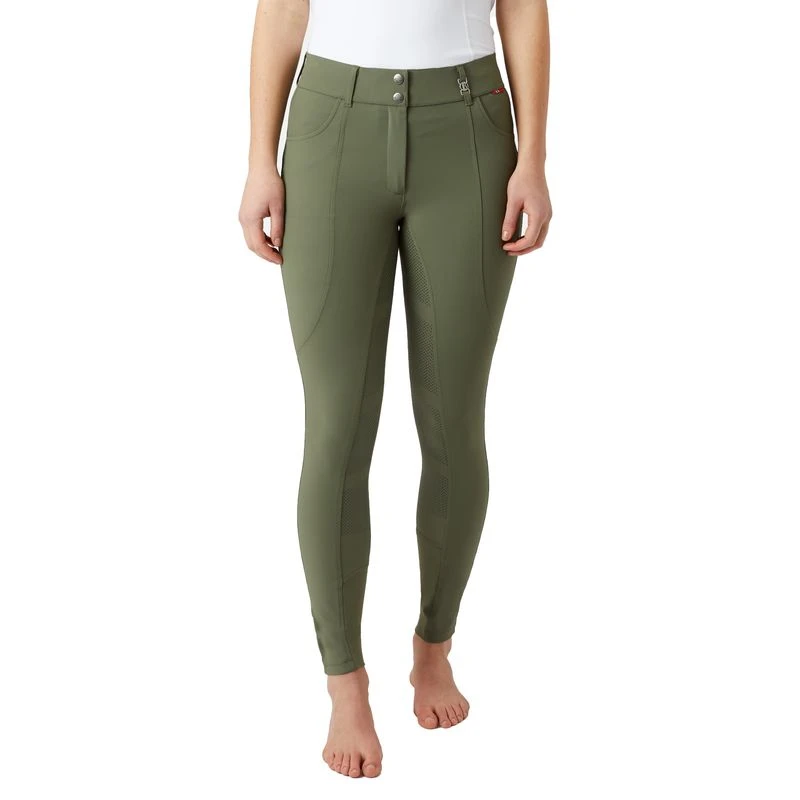 B Vertigo Women's Davina Full Seat Breeches - Wild Grass Green 4 B Vertigo Women's Davina Full Seat Breeches - Wild Grass Green - Image 4