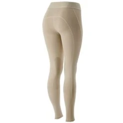Horze Women's Madison Silicone Grip Knee Patch Tights - Tan -Tack Of The Day Store 530675 800 800