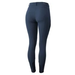 Horze Women's Anna Summer Full Seat Breeches W/Phone Pocket - Obscure Night Dark Blue