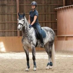 Horze Women's Anna Summer Full Seat Breeches W/Phone Pocket - Obscure Night Dark Blue -Tack Of The Day Store 530844 800 800