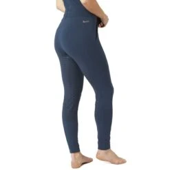 Horze Women's Remy Organic Cotton Full Seat Tights - Obscure Night Dark Blue 6 Horze Women's Remy Organic Cotton Full Seat Tights - Obscure Night Dark Blue -Tack Of The Day Store 531028 800 800