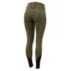 Horze Women's Callie High Waist Breeches W/Piping - Dark Green
