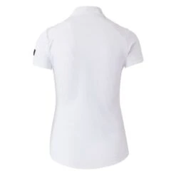 Horze Women's Sianna Short Sleeved Show Shirt W/ Lace Shoulders - White -Tack Of The Day Store 531606 800 800