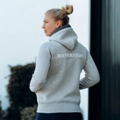 B Vertigo Women's Gianna Full Zip Hoodie - Ash Gray -Tack Of The Day Store 531683 800 800