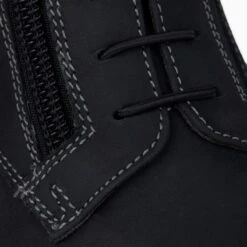 Horze Kids' Blake Front Zip Paddock Boots - Black -Tack Of The Day Store 532821 800 800