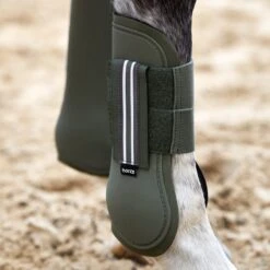 Horze Adepto Tendon Boots - Beetle Khaki Green -Tack Of The Day Store 532866 800 800
