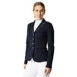 Horze Women's Martina Show Coat - Dark Navy/White -Tack Of The Day Store 532885 800 800