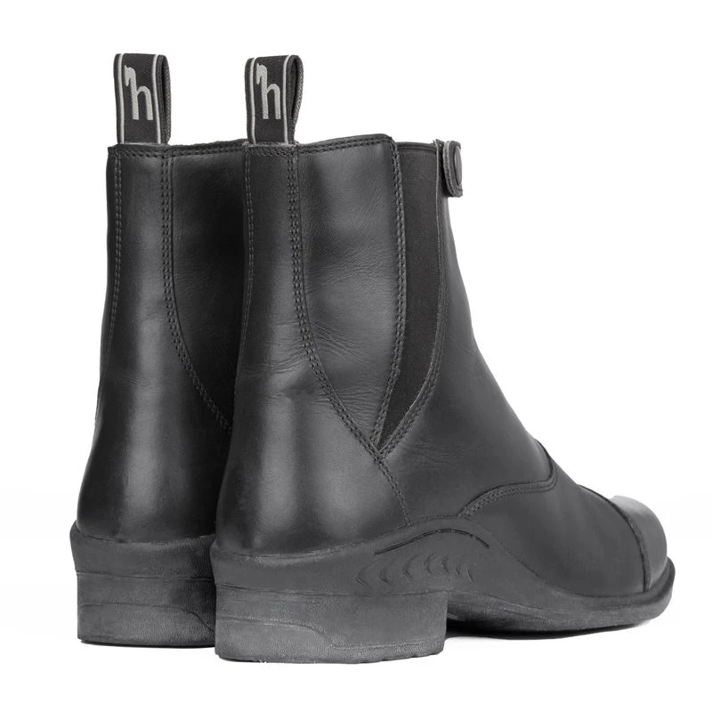 Horze Women's Rose Front Zip Paddock Boots - Black 3 Horze Women's Rose Front Zip Paddock Boots - Black - Image 3