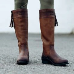 B Vertigo Women's Amelia Waterproof Country Boots - Dark Brown -Tack Of The Day Store 533747 800 800