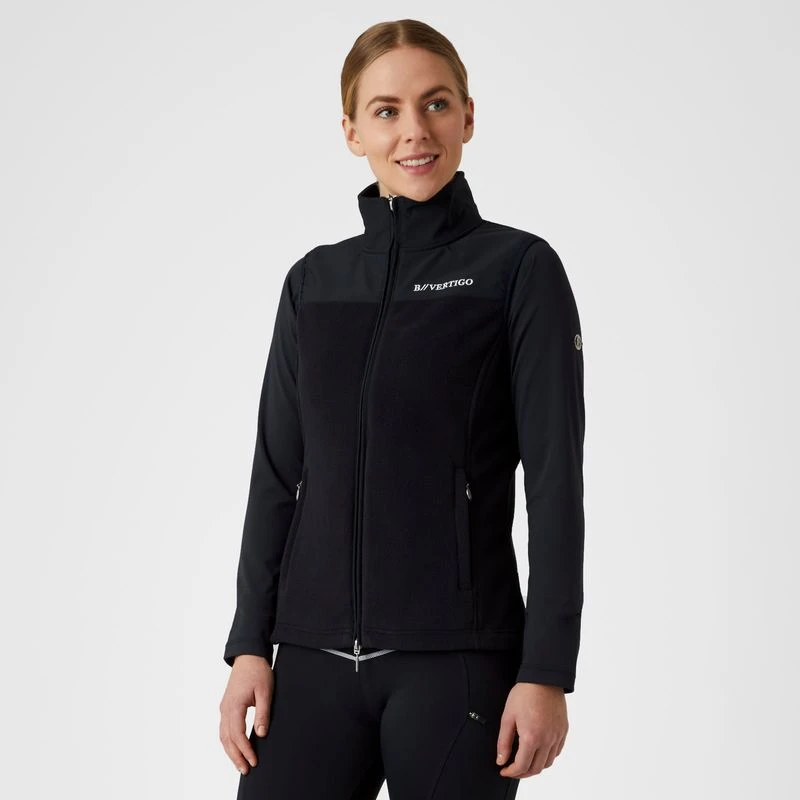 B Vertigo Women's Caroline Fleece Vest - Dark Navy 3 B Vertigo Women's Caroline Fleece Vest - Dark Navy - Image 3