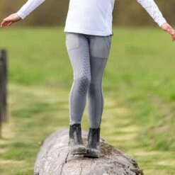 Irideon Kids' Radiant Half Seat Utility Tights - Dove Grey