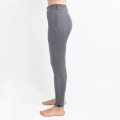 Irideon Kids' Radiant Half Seat Utility Tights - Dove Grey -Tack Of The Day Store 540126 800 800