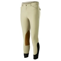 Equinavia Men's Erik Show Knee Patch Breeches - Tan -Tack Of The Day Store 540629 800 800