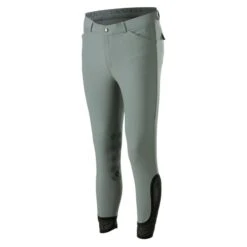 Equinavia Men's Erik Knee Patch Breeches - Steel Grey -Tack Of The Day Store 540682 800 800