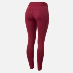 Horze Women's Nadia 4-Pocket Full Seat Tights - Anemone Dark Pink