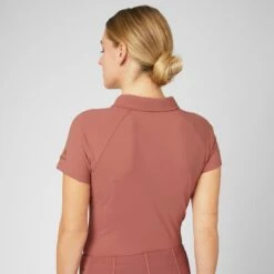Horze Women's Ciandra V-Neck Technical Training Shirt - Light Mahogany 9 Horze Women's Ciandra V-Neck Technical Training Shirt - Light Mahogany -Tack Of The Day Store 541926 800 800