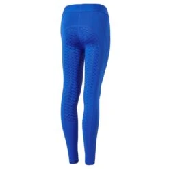 Horze Kids' Tessa Full Seat Riding Tights - Princess Blue