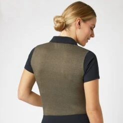 Horze Women's Sagira Breathable Quick Dry Training Shirt - Dark Navy 7 Horze Women's Sagira Breathable Quick Dry Training Shirt - Dark Navy -Tack Of The Day Store 543455 800 800