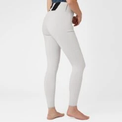 Horze Women's Minka Flex Firming Full Seat Breeches - Pebble Grey -Tack Of The Day Store 543579 800 800
