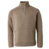 B Vertigo Men's Nicolas Quick Dry Half Zip Sweater - Fossil Brown