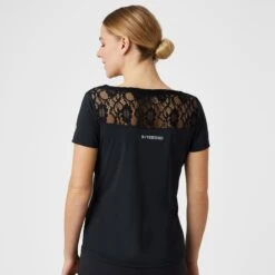 B Vertigo Women's Natalia Boat Neck Shirt W/Lace Detail - Dark Navy 8 B Vertigo Women's Natalia Boat Neck Shirt W/Lace Detail - Dark Navy -Tack Of The Day Store 543911 800 800