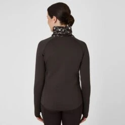 Horze Women's Kaitlin Turtleneck Sweater W/ Flower Design - After Dark Brown 8 Horze Women's Kaitlin Turtleneck Sweater W/ Flower Design - After Dark Brown -Tack Of The Day Store 544262 800 800