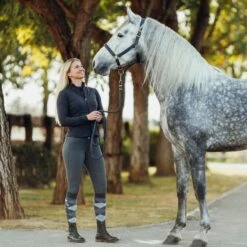 Horze Women's Ciandra UV Pro Technical Training Jacket - Charcoal Grey -Tack Of The Day Store 544302 800 800