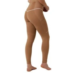 B Vertigo Women's Adara High Waist Full Seat Tights - Tiger's Eye Brown -Tack Of The Day Store 548009 800 800