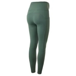 Horze Women's Ginny Maternity Full Seat Tights - Cilantro Green -Tack Of The Day Store 548327 800 800