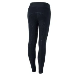 Horze Kids' Marlee Pull-on Full Seat Tights W/Contrast Stitching - Dress Dark Blue 8 Horze Kids' Marlee Pull-on Full Seat Tights W/Contrast Stitching - Dress Dark Blue -Tack Of The Day Store 548444 800 800