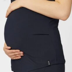 Horze Women's Lily Maternity Technical T-Shirt - Dark Navy -Tack Of The Day Store 548604 800 800