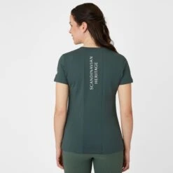 Horze Women's Lily Technical T-Shirt - Cilantro Green 7 Horze Women's Lily Technical T-Shirt - Cilantro Green -Tack Of The Day Store 548895 800 800