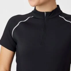 B Vertigo Women's Adara Cool Tech Training Shirt - Dark Navy -Tack Of The Day Store 549317 800 800