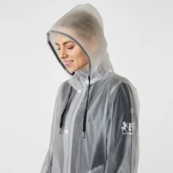 B Vertigo Women's Remi Transparent Rain Coat - Dark Navy Trim -Tack Of The Day Store 549502 800 800