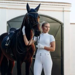 B Vertigo Women's Adara Cool Tech Training Shirt - White -Tack Of The Day Store 549596 800 800