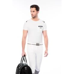 Alessandro Albanese Men's Tech T-Shirt - White 5 Alessandro Albanese Men's Tech T-Shirt - White -Tack Of The Day Store 550116 800 800