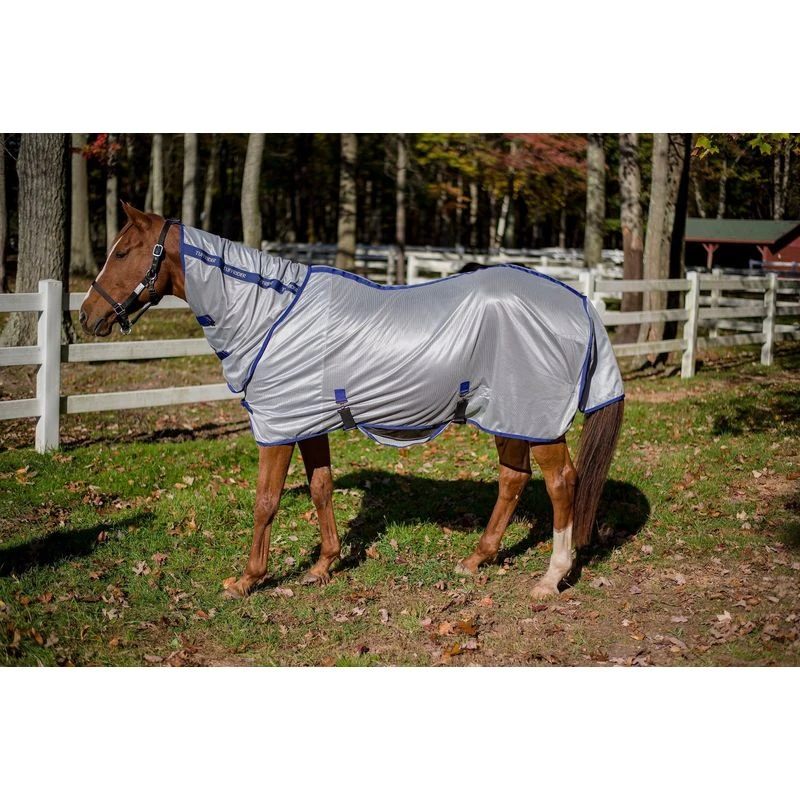 TuffRider Comfy Plus Combo Neck Fly Sheet - Quarry 1 TuffRider Comfy Plus Combo Neck Fly Sheet - Quarry