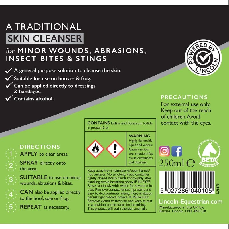 Lincoln Iodine Solution 2 Lincoln Iodine Solution - Image 2