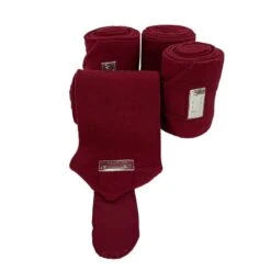 Lettia Shadow Polo Wraps - Wine